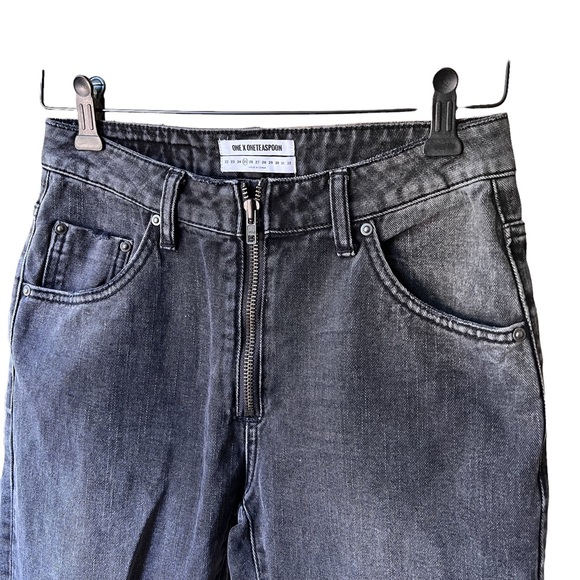 One Teaspoon Zipper Distressed Jeans - Picture 5 of 14